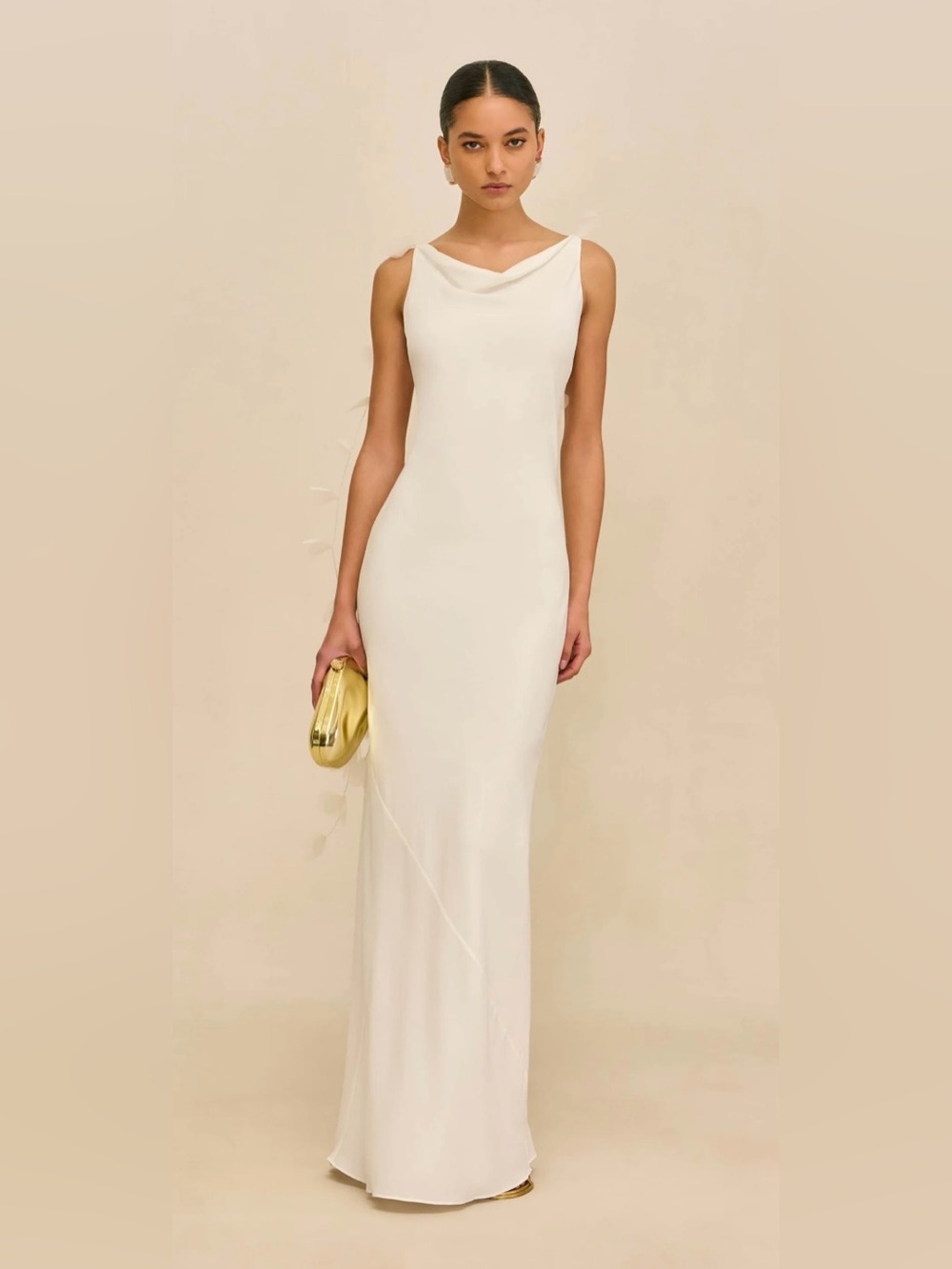 Cult Gaia Nymeria Gown Off White XXS - Picture 2 of 10